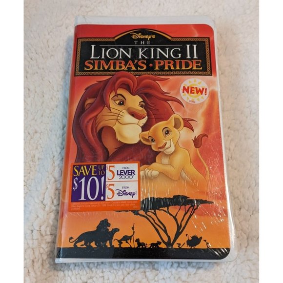 New Sealed Disney VHS Movie - The Lion King 2 Simba's Pride - Picture 1 of 6